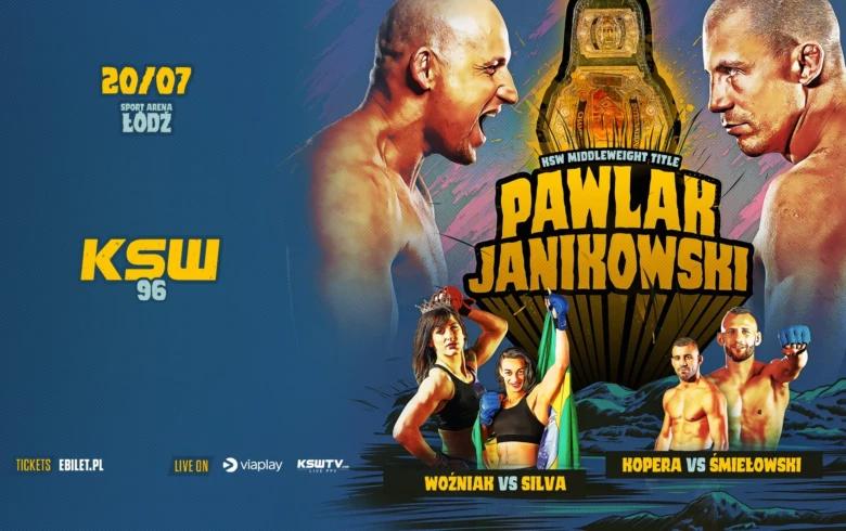 Transmisja KSW 96. Gdzie obejrzeć? (20.07.2024)