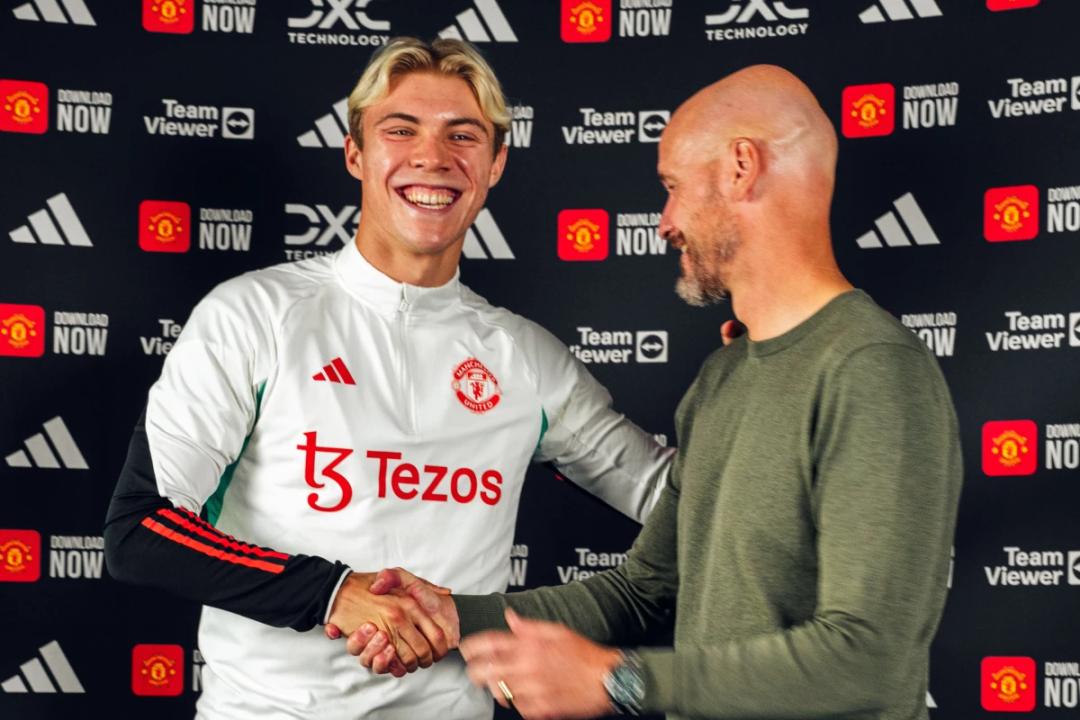 Rasmus Højlund: Po rozmowie z menadżerem wiedziałem, że to środowisko będzie idealne dla mojego rozwoju